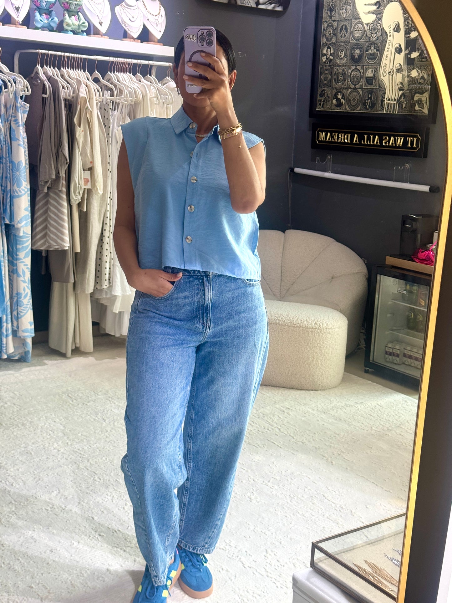 Mara Sleeveless Shirt