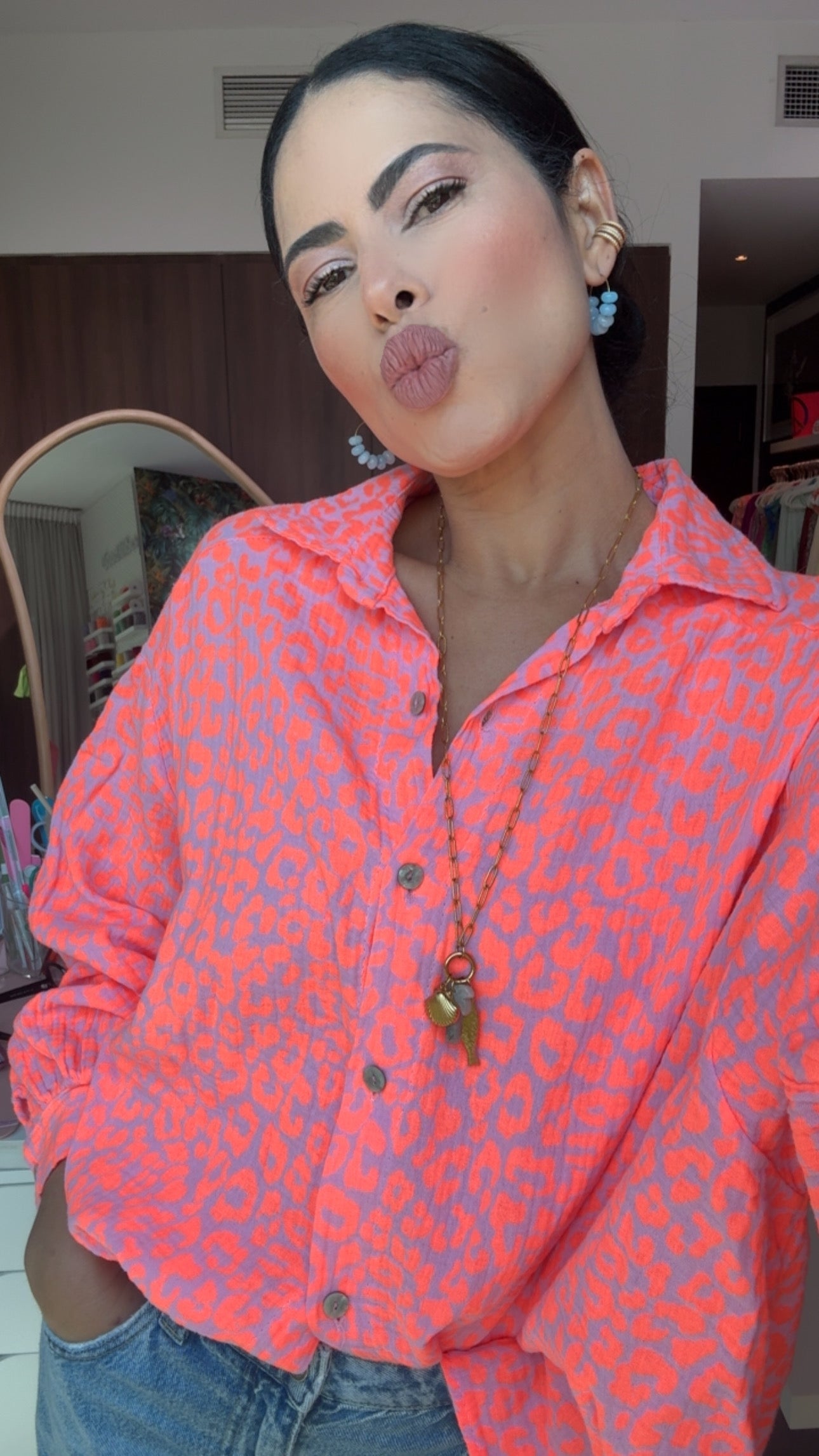 Leopard Bluse