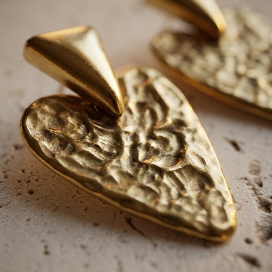 Volcano Heart Earrings