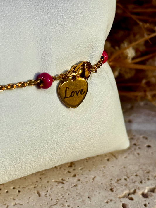 Love Engraving Bracelet