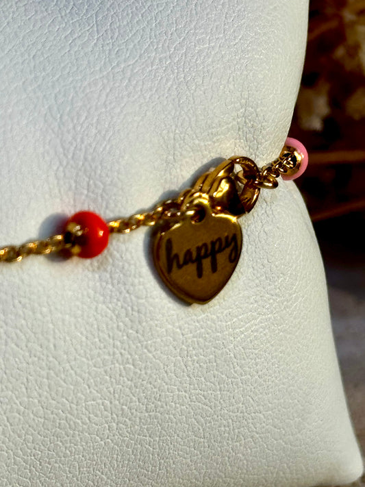 Happy Engraving Bracelet