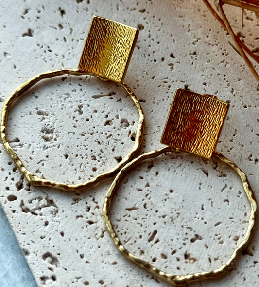 Radiant Circle Earrings