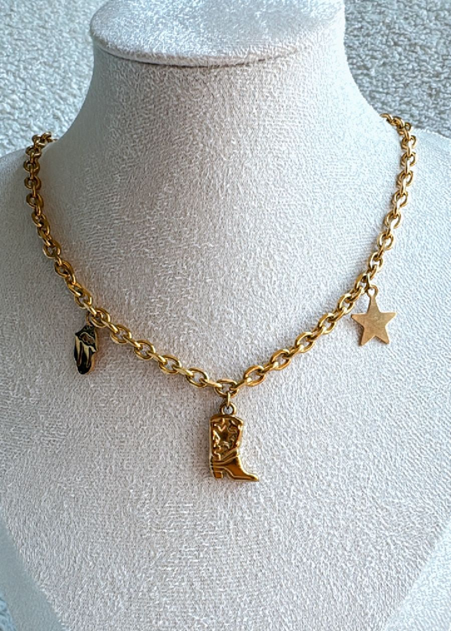 Golden Charm Necklace