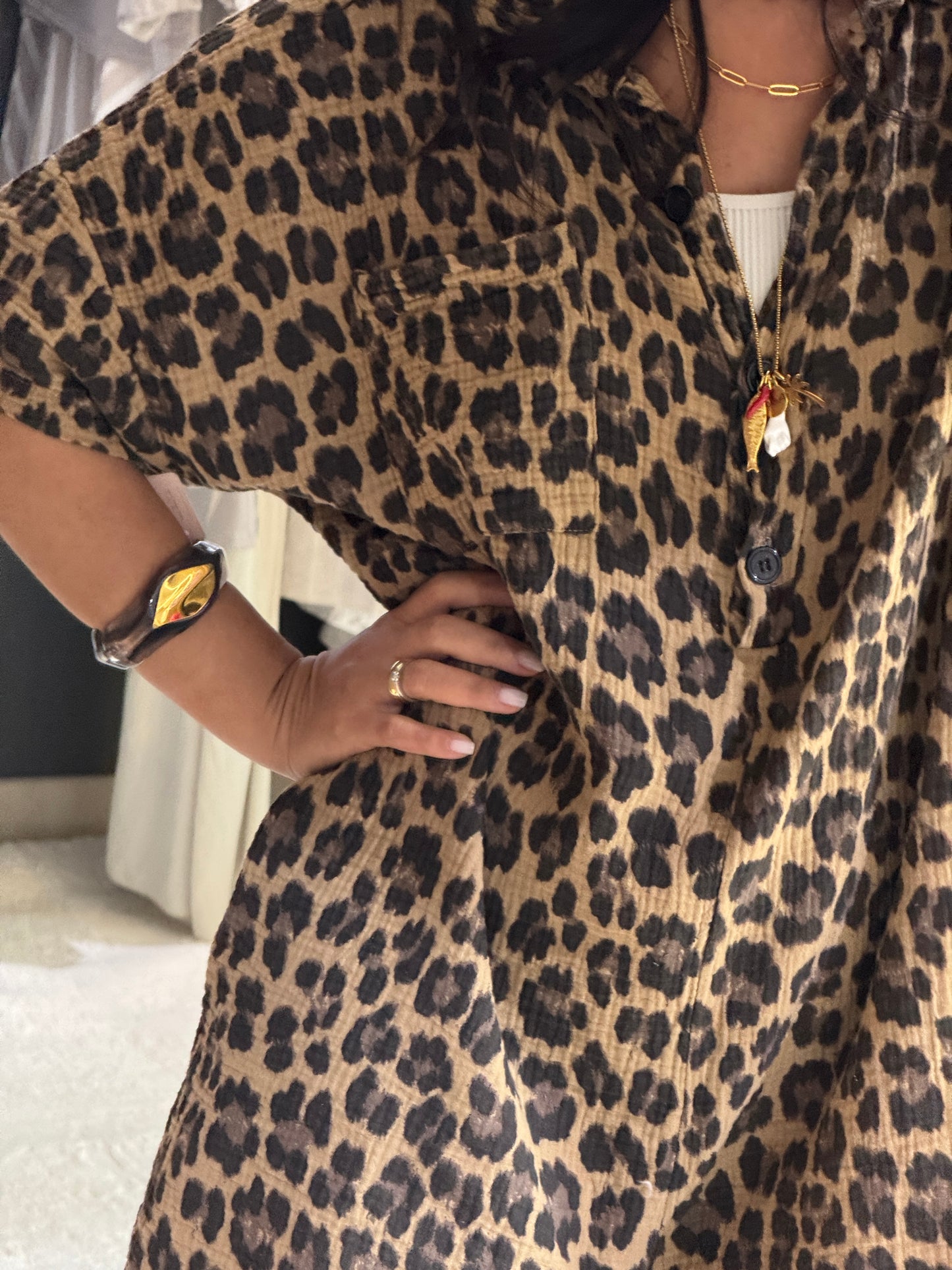 Wild Leopard  Jumpsuit