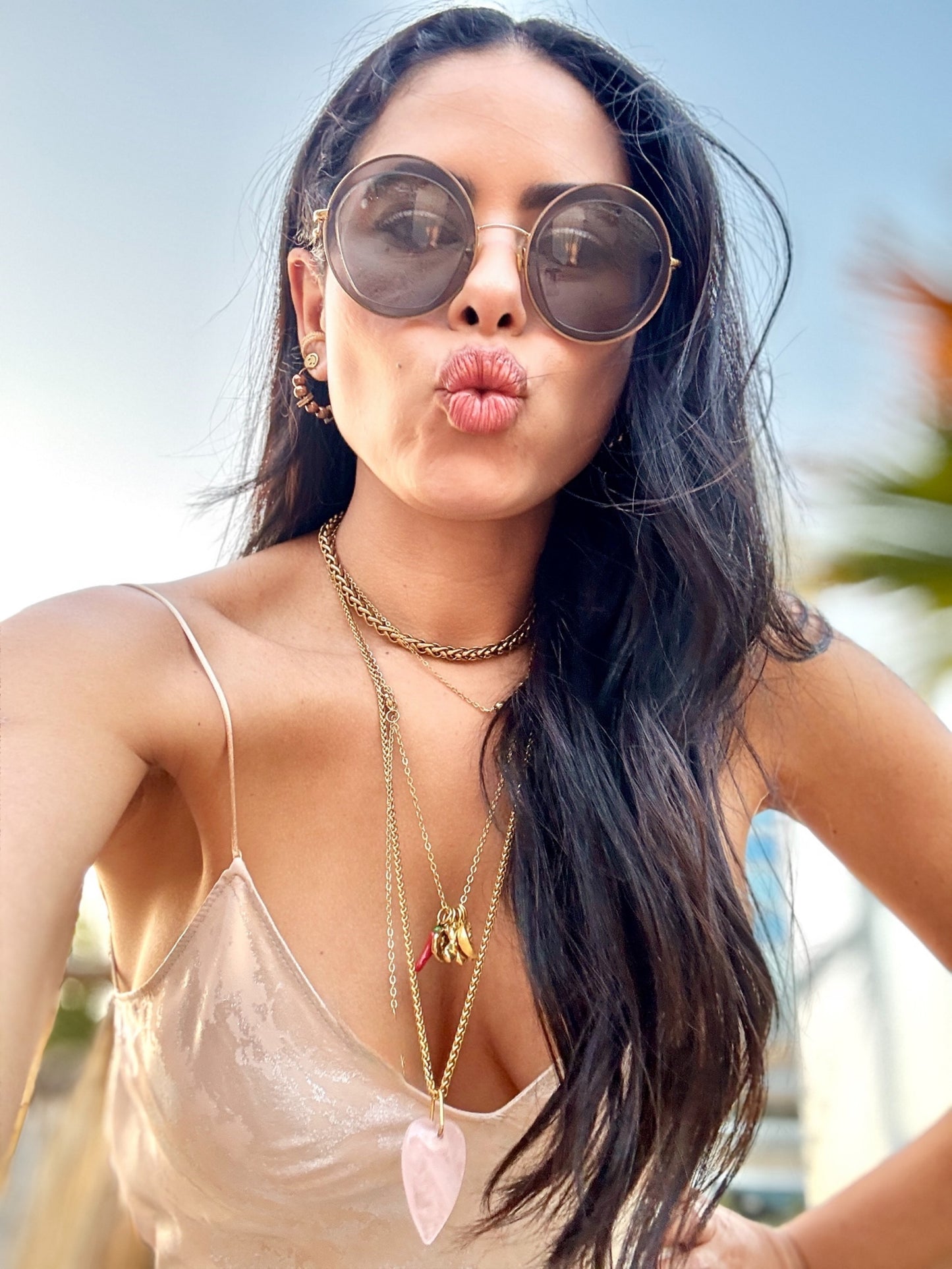 The Blush Stone Necklace