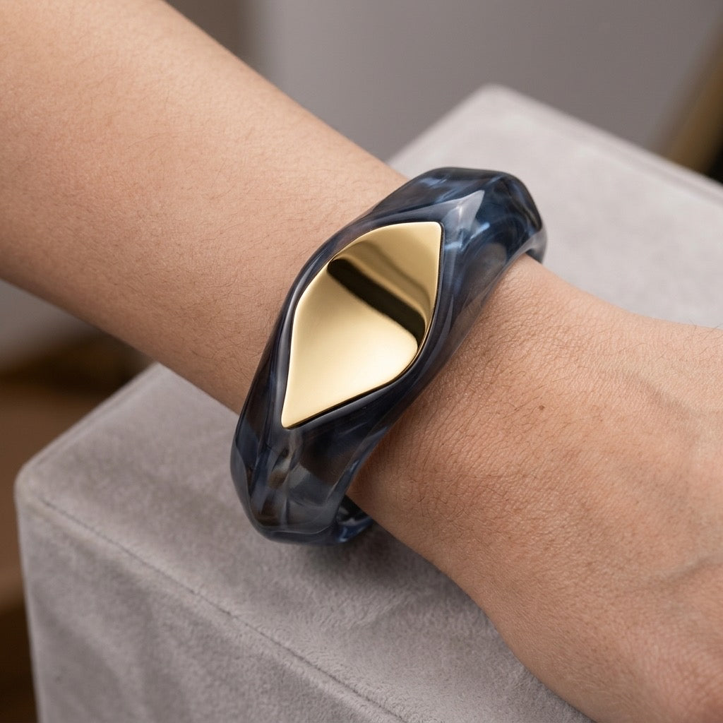 Luna Mirror Sculpted Cuff