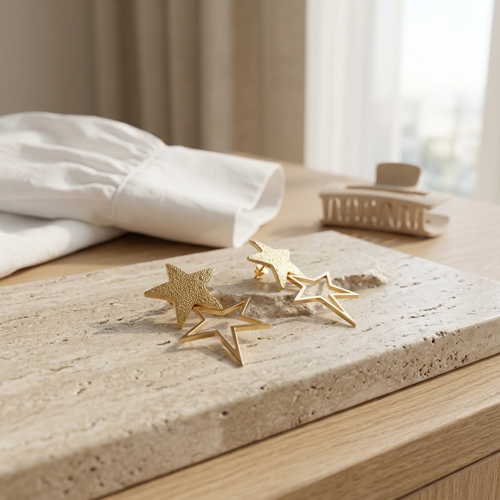 Modern Star Earrings