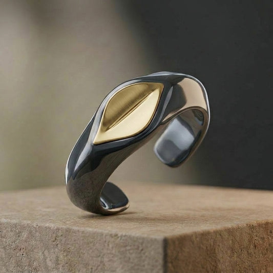 Luna Mirror Sculpted Cuff