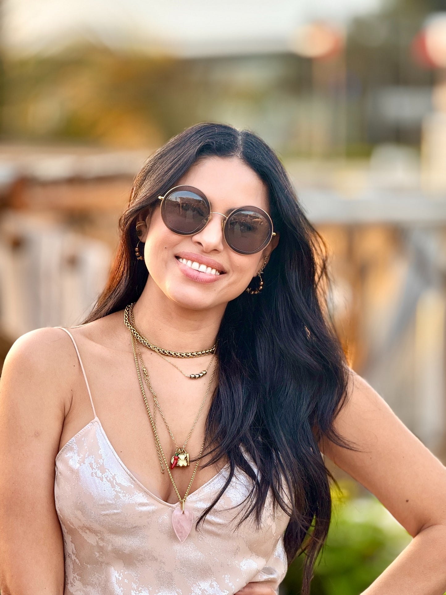 The Blush Stone Necklace