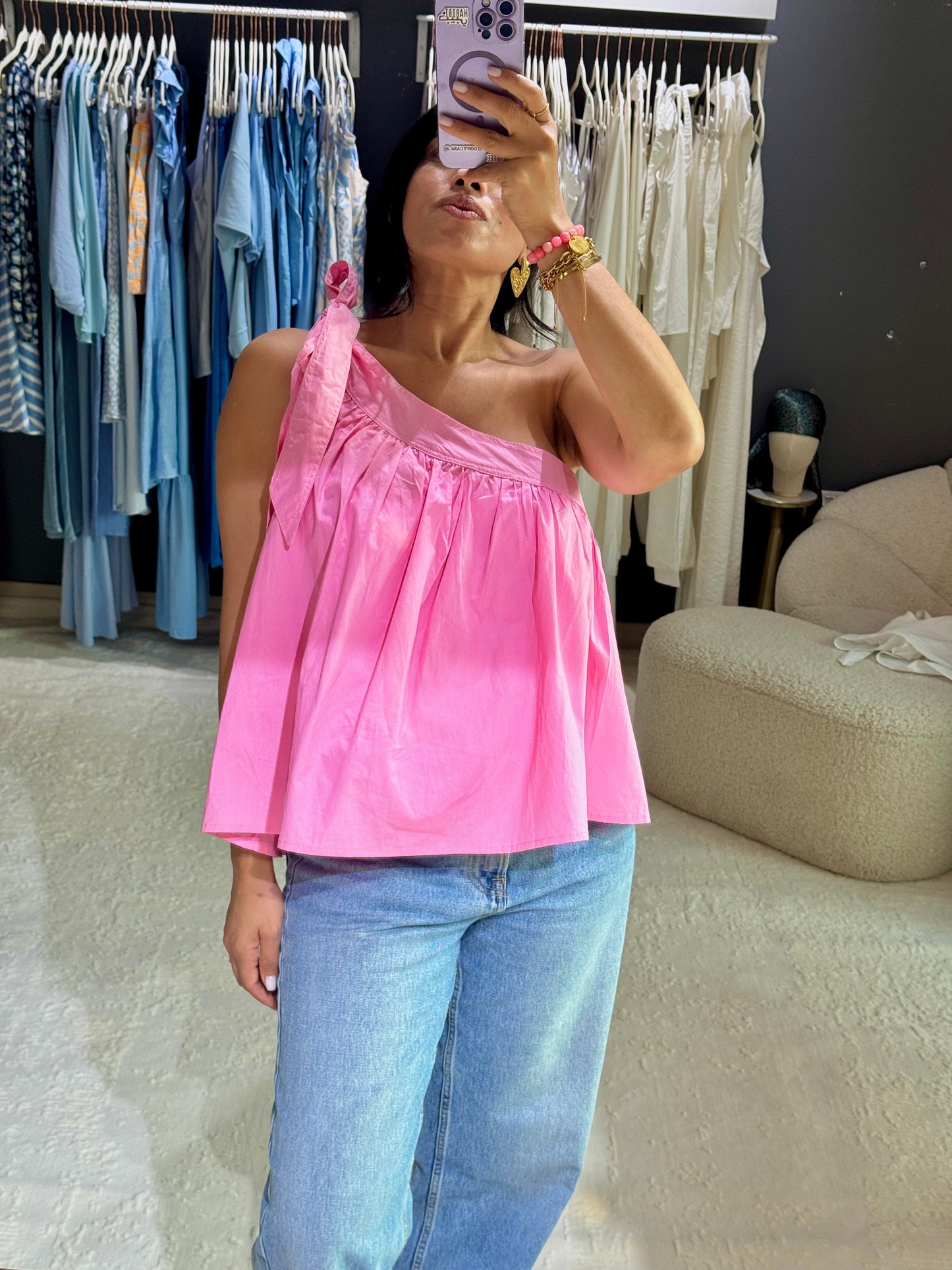 One Shoulder Breeze Top