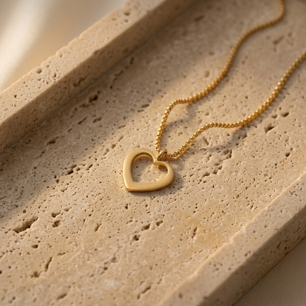 Heart Line Necklace