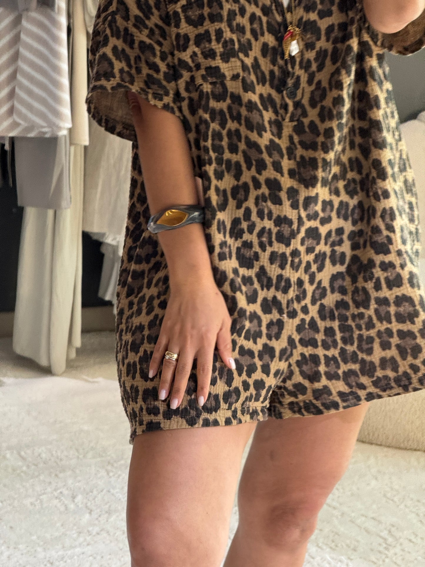 Wild Leopard  Jumpsuit