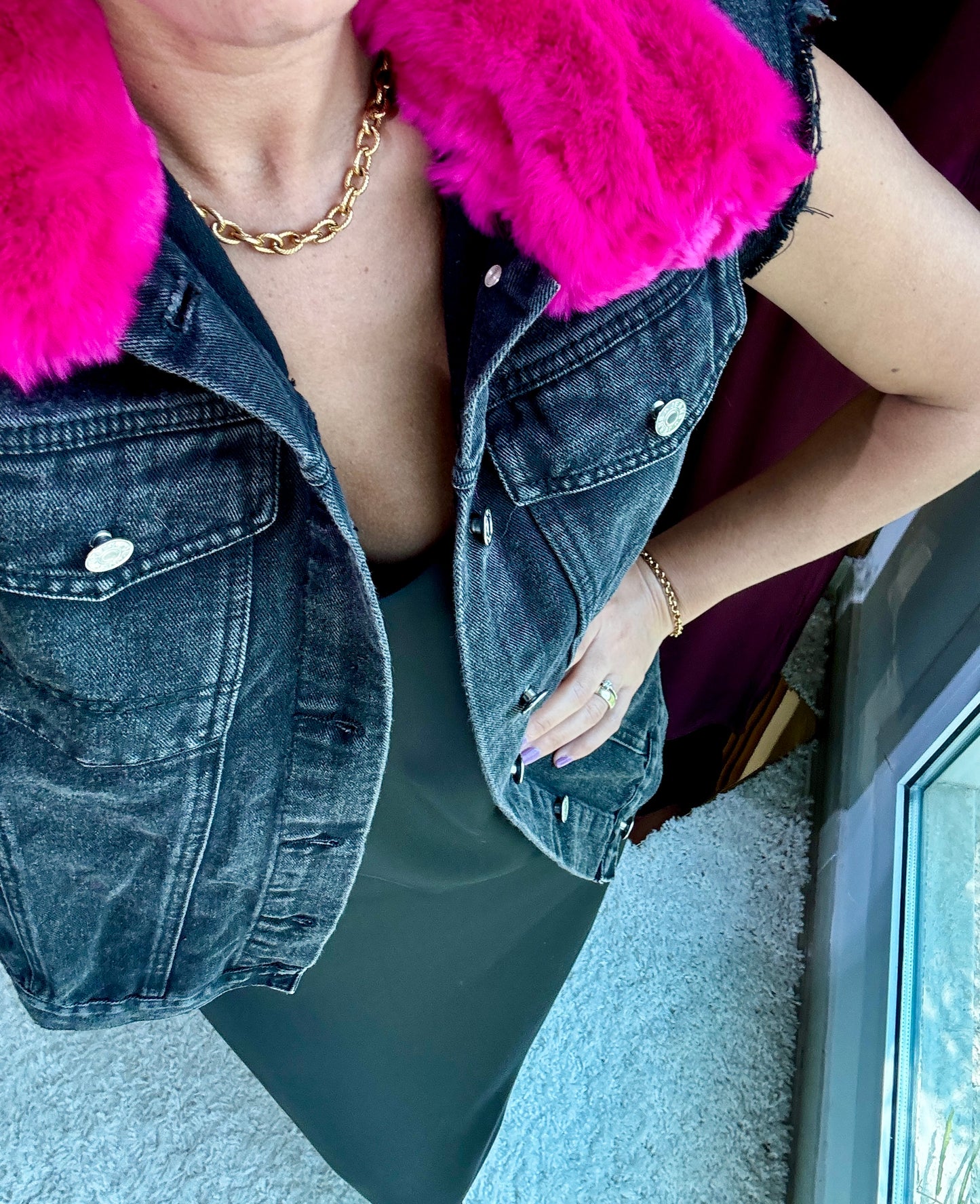 Denim Power Vest