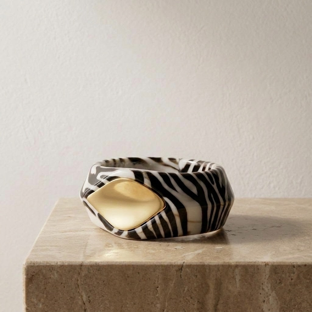 Luna Mirror Sculpted Cuff