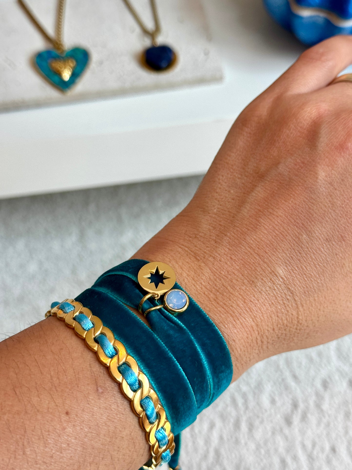 Velvet Charm Bracelet