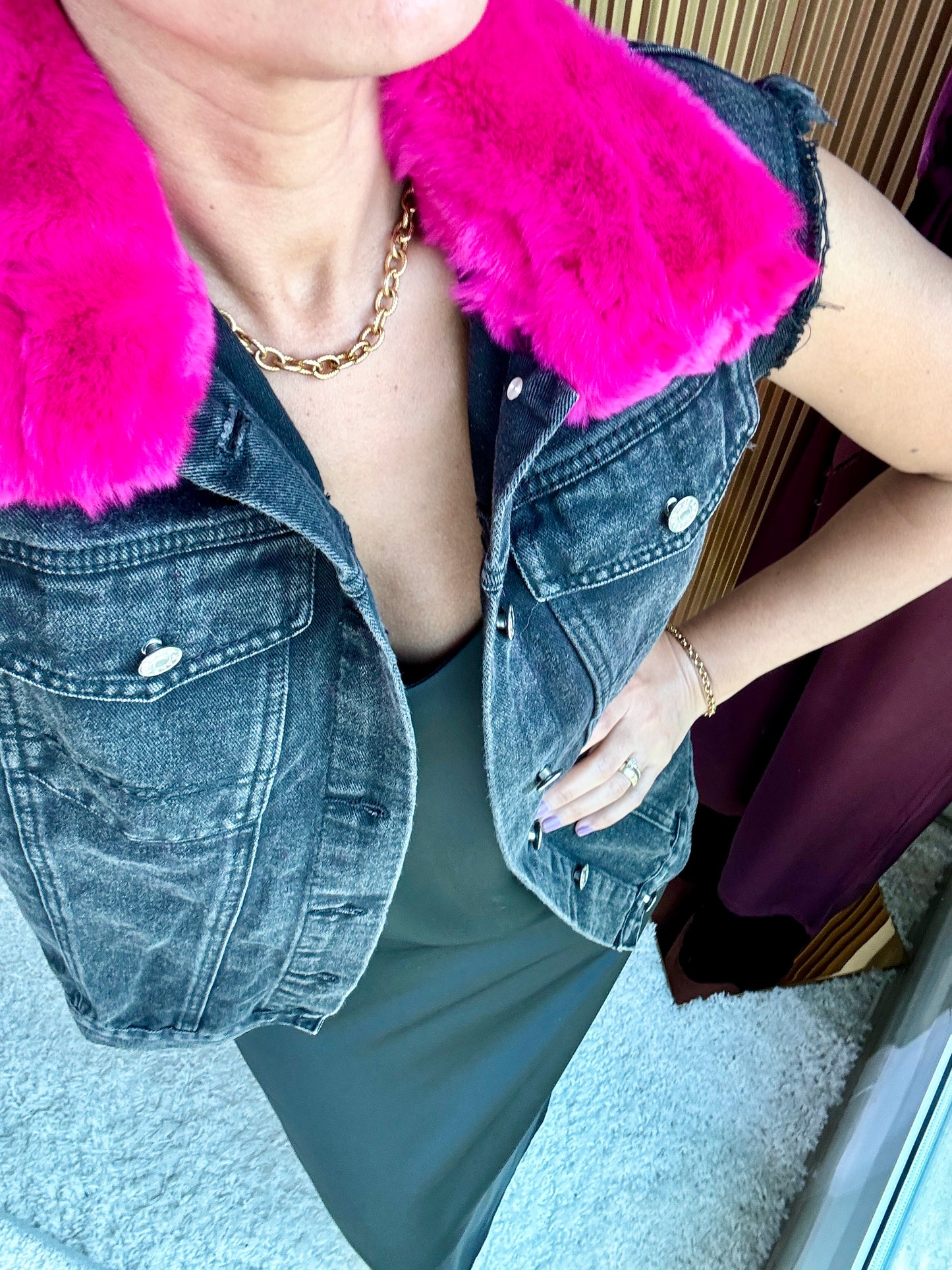 Denim Power Vest