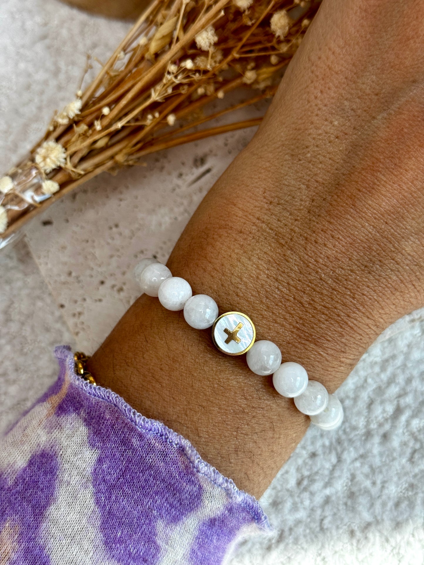 White Faith Bracelet