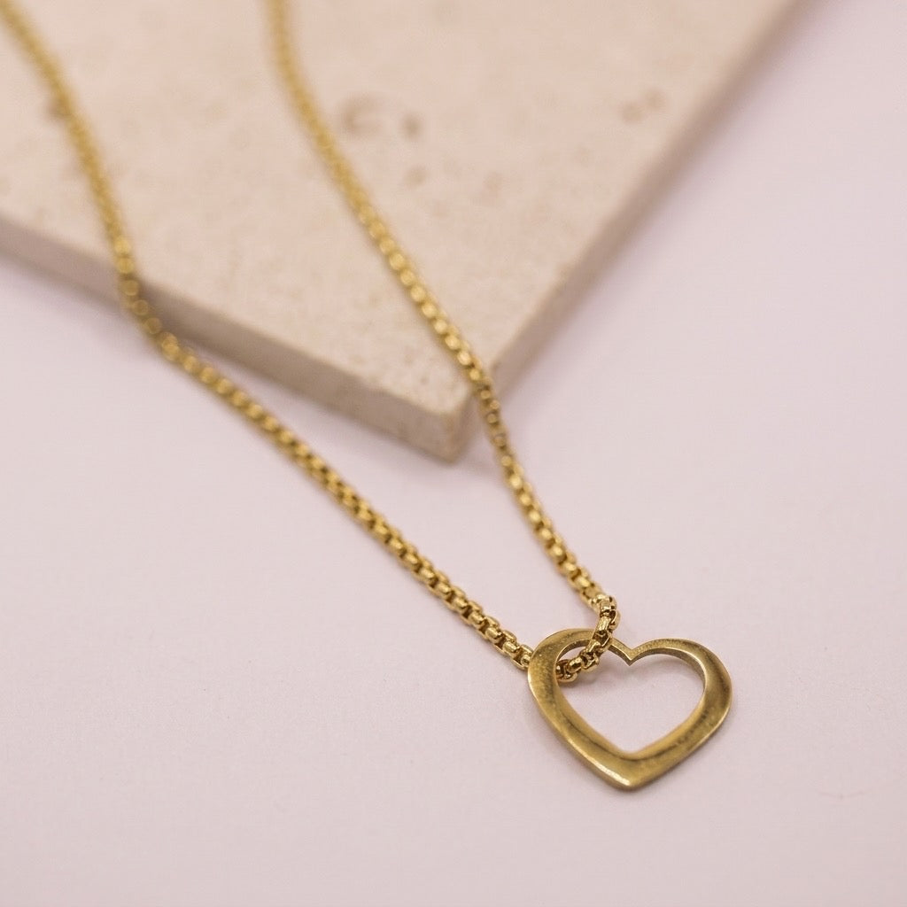 Heart Line Necklace