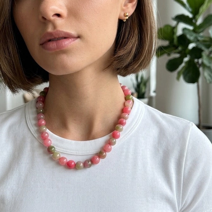 Natural Stone  Necklace