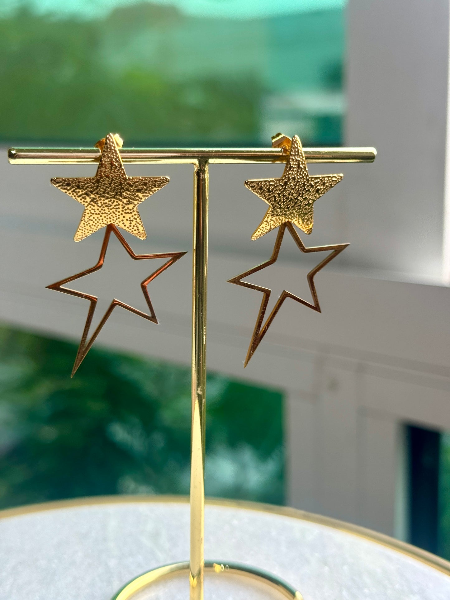 Modern Star Earrings