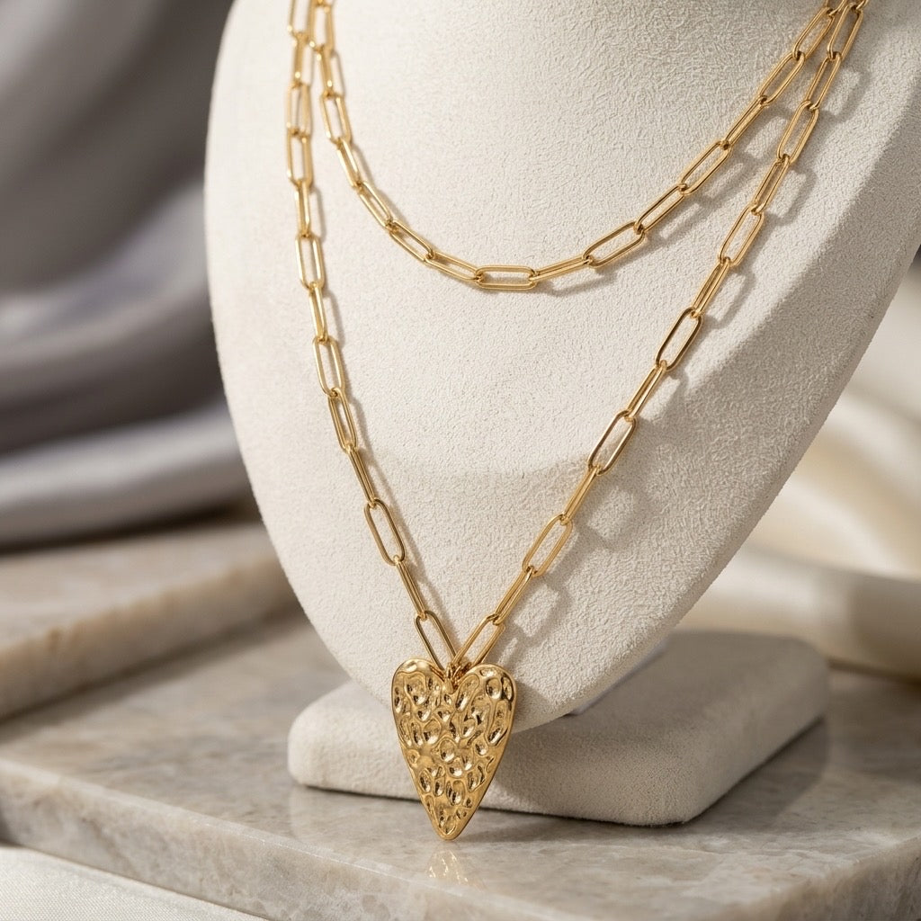 Lace Heart Necklace