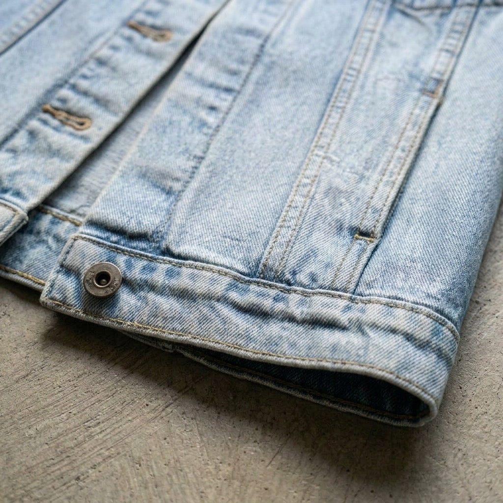 Lilac Art Denim Vest