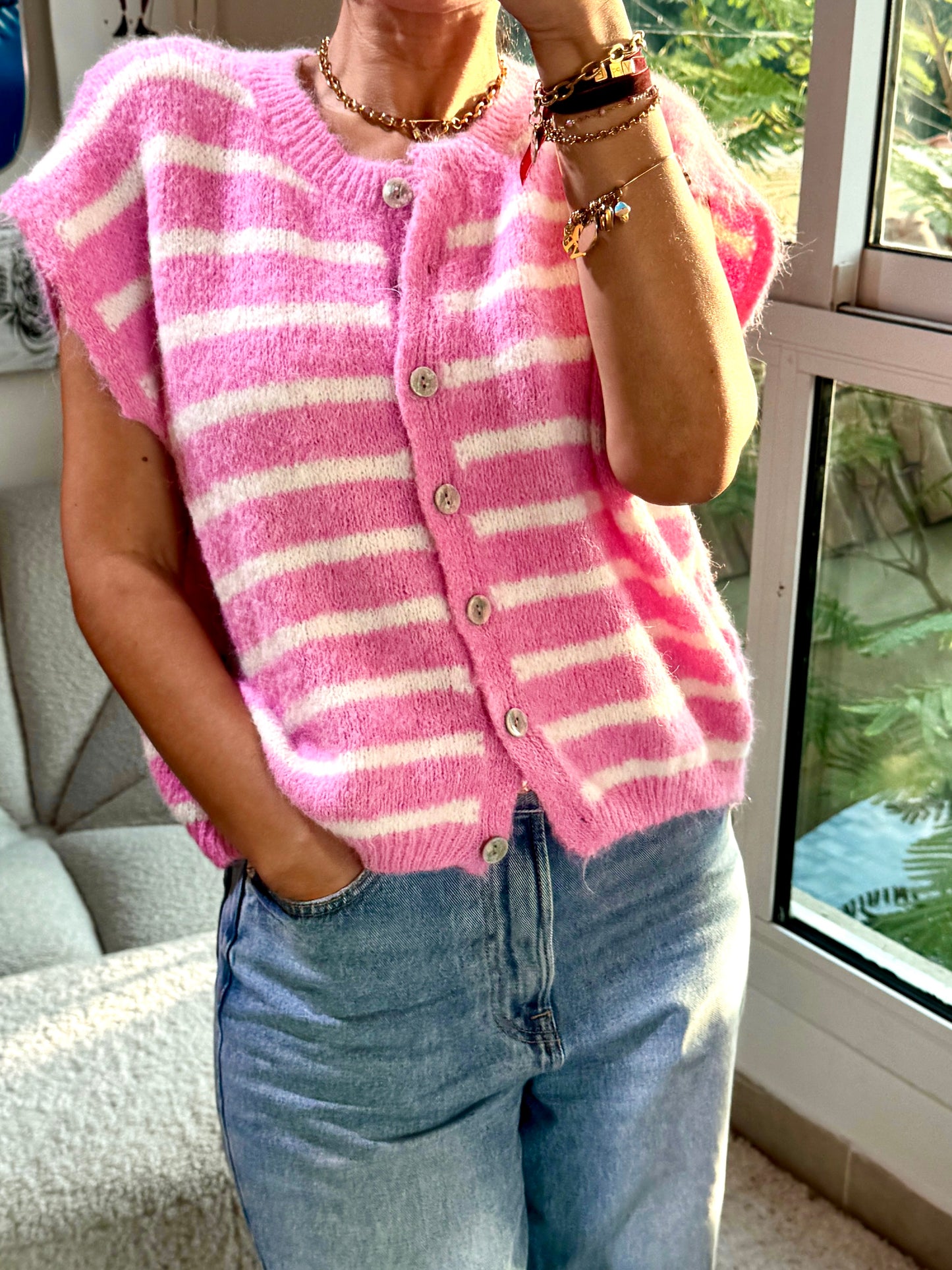 Vest Stripes Pullover