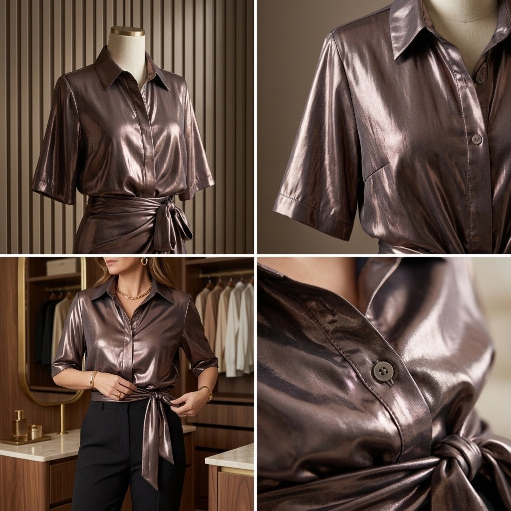 Shimmer Night Blouse