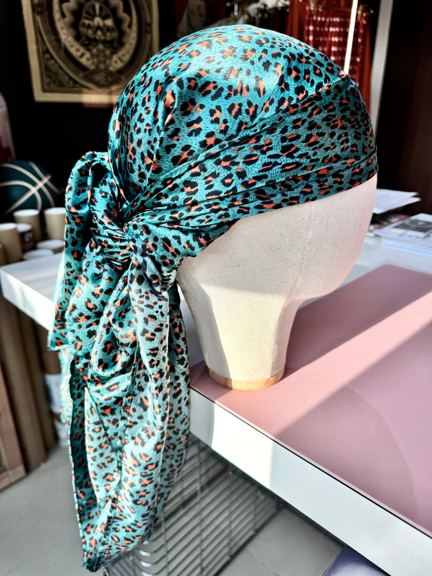 Leopard Headscarf