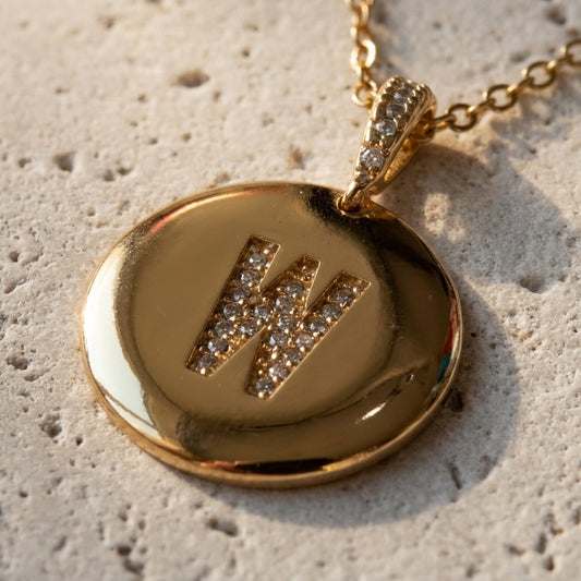 Shiny Initial Necklace