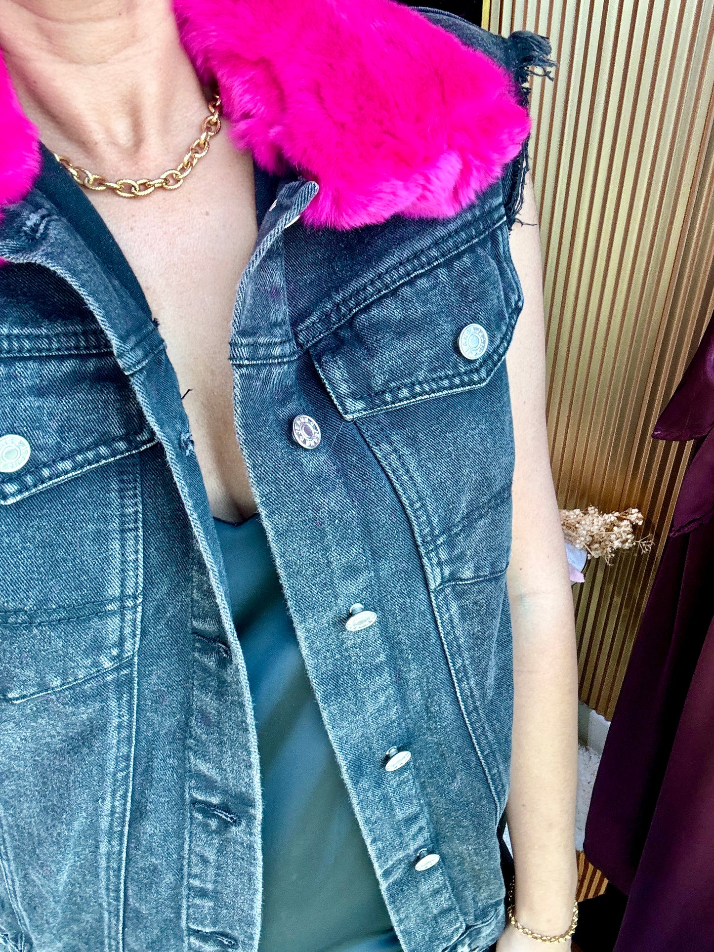 Denim Power Vest