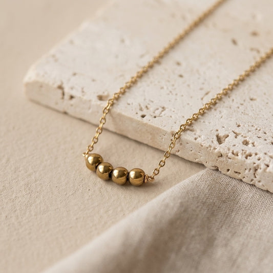 Golden Dots Necklace