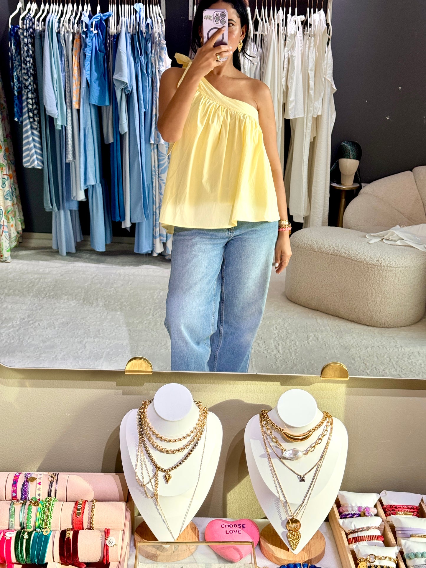 One Shoulder Breeze Top