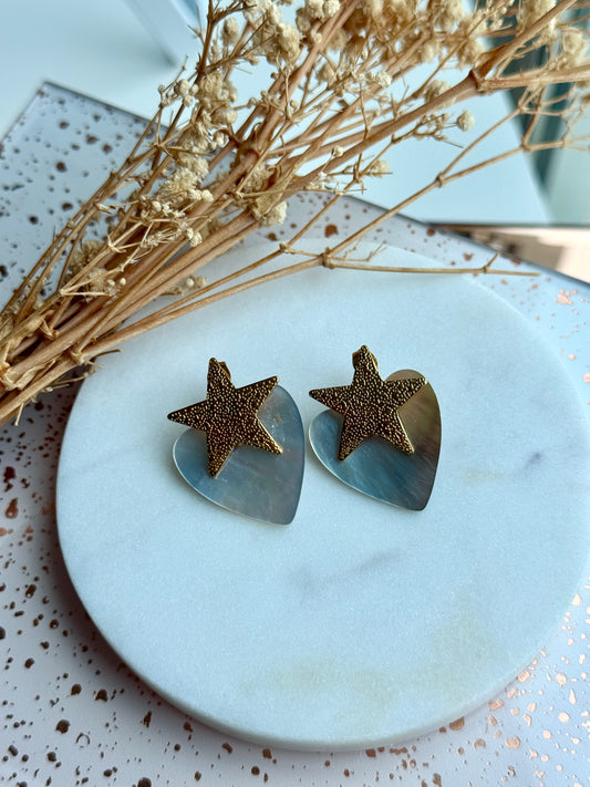 Star Shell Earrings