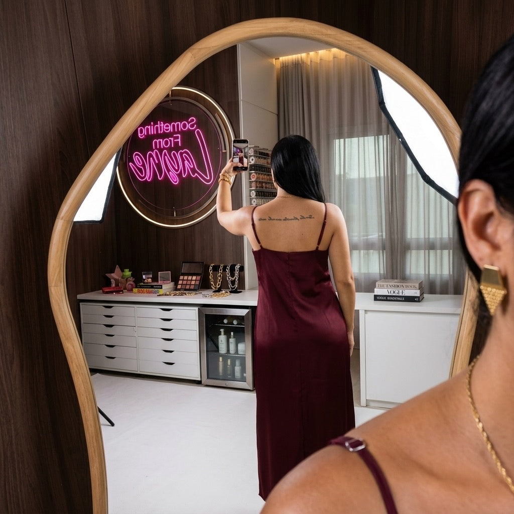 Satin Glow Dress