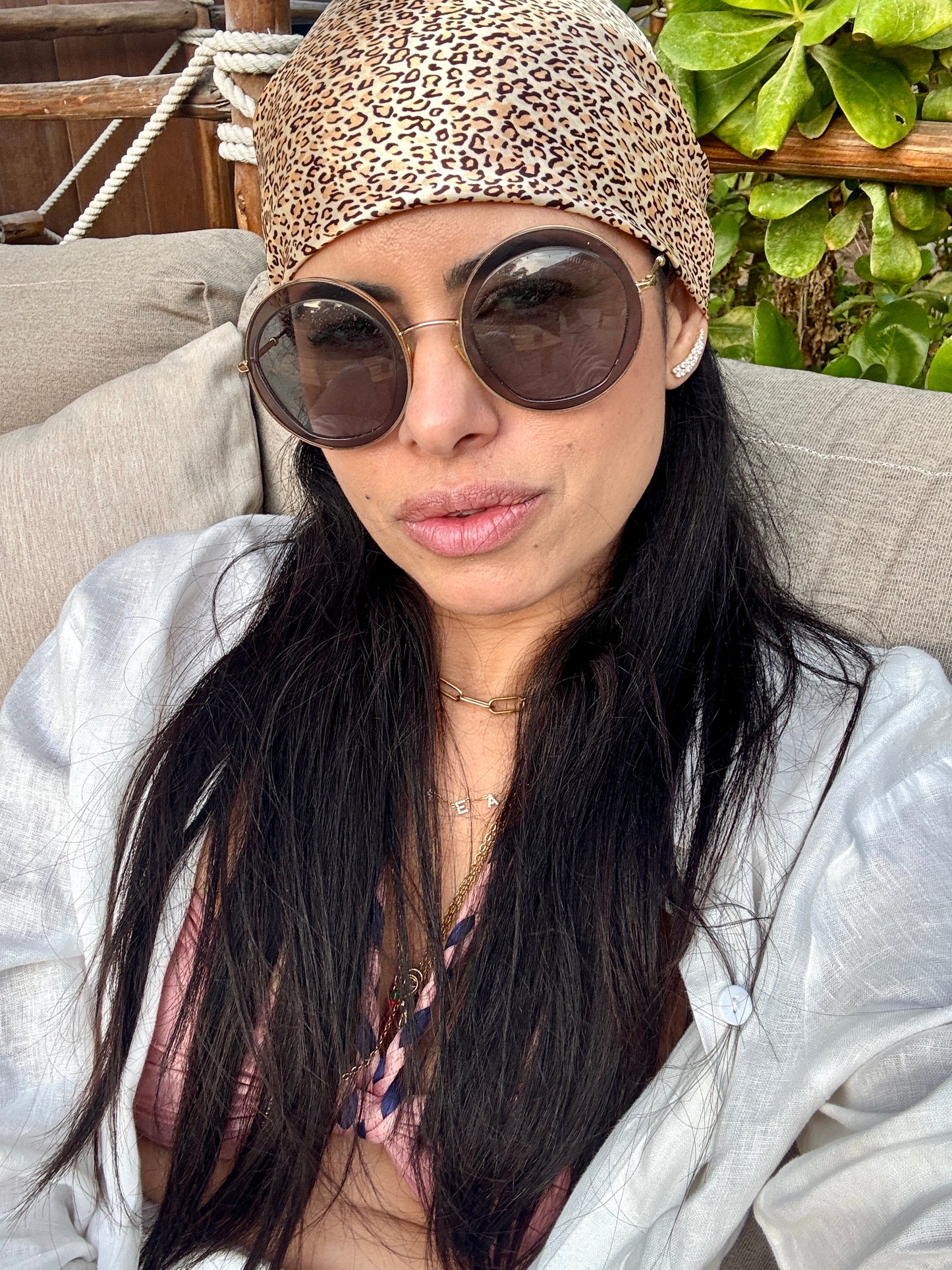 Leopard Headscarf