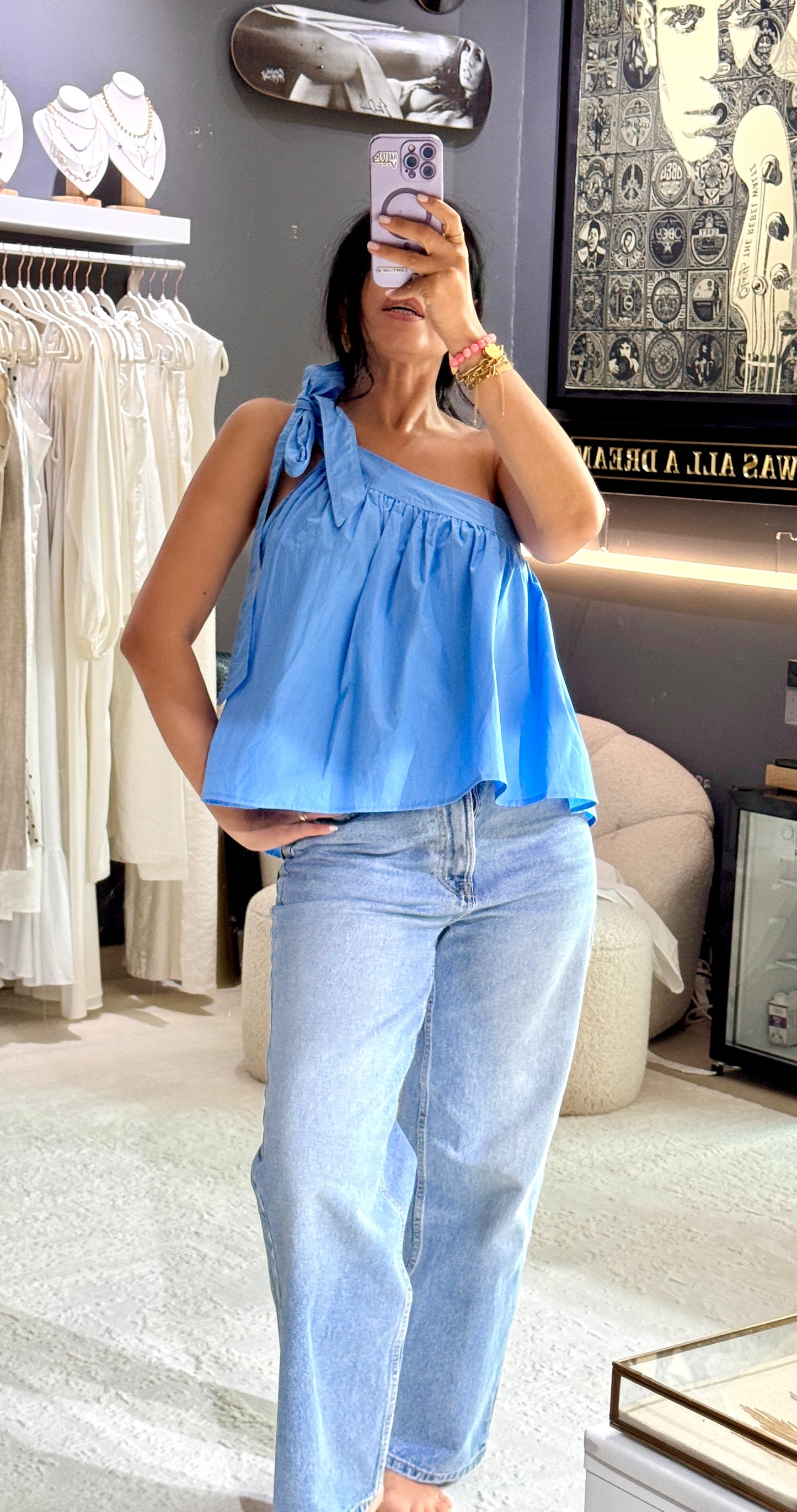 One Shoulder Breeze Top