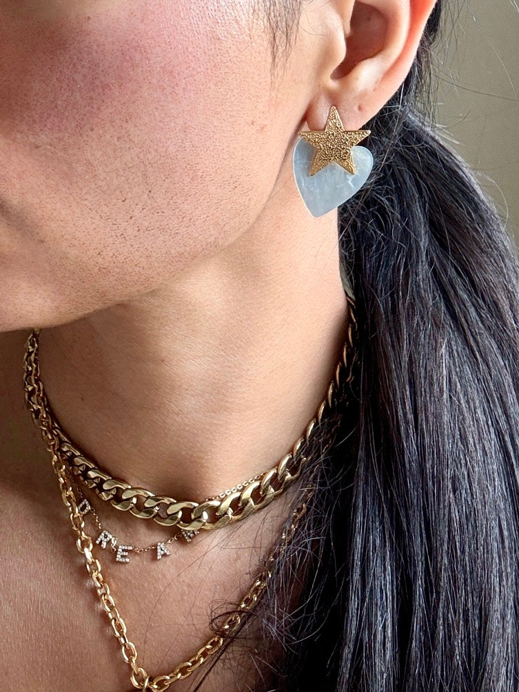 Star Shell Earrings