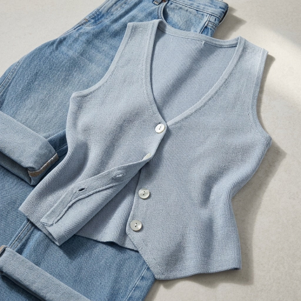 Soft V Knit Top