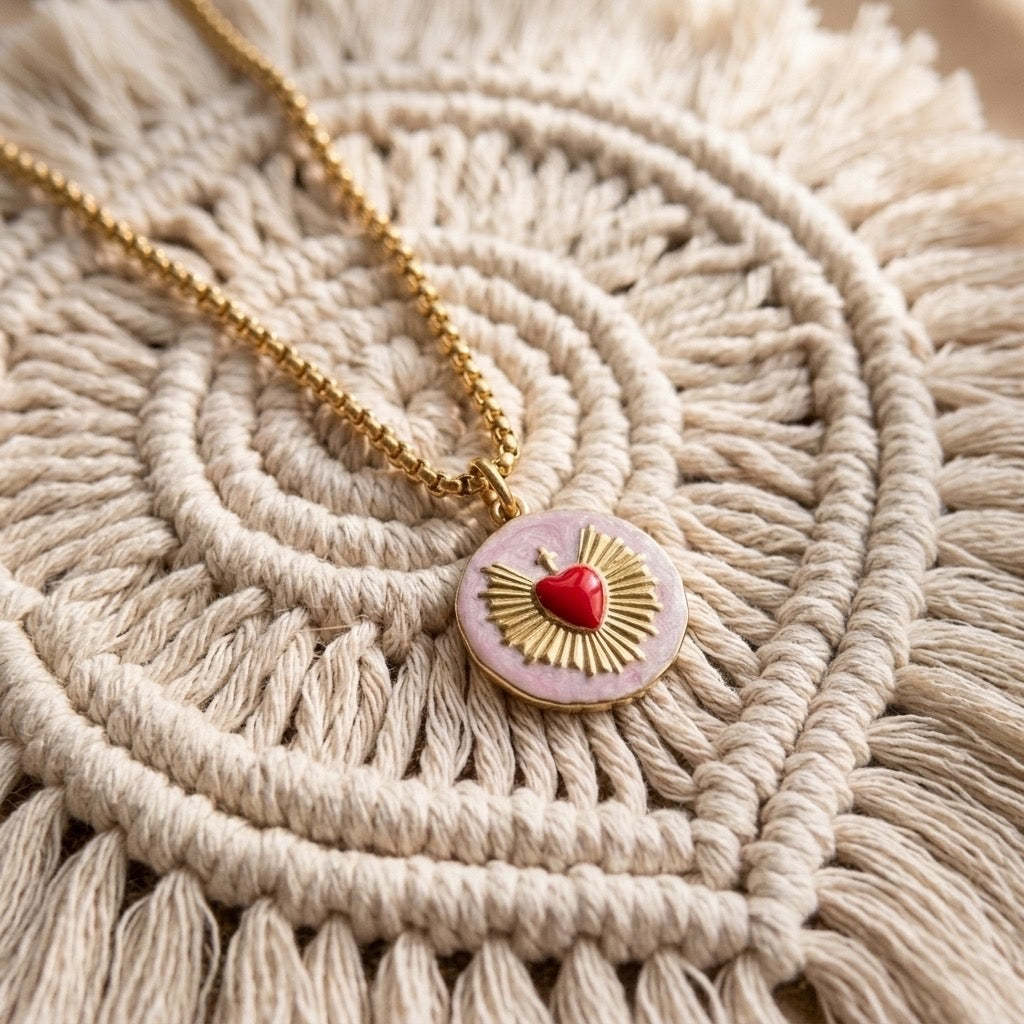 Sacred Heart  Necklace