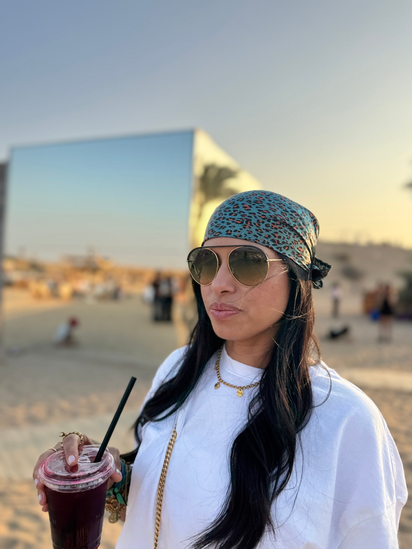 Leopard Headscarf