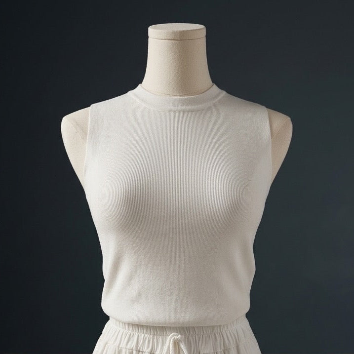 White Crop Top