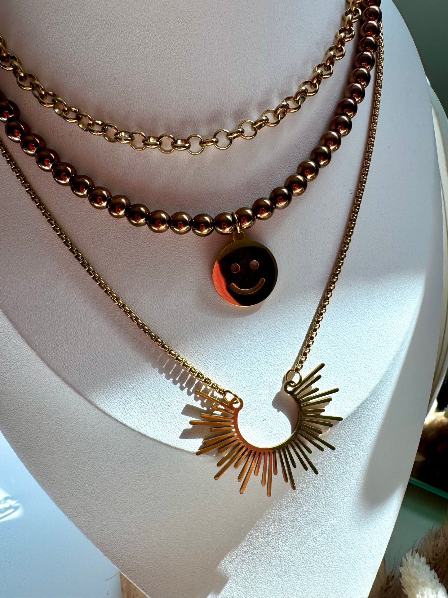 Smiley Charm Necklace