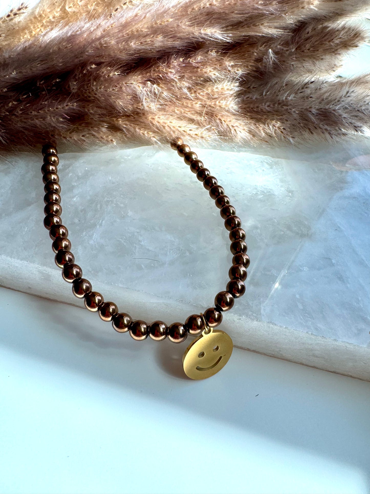 Smiley Charm Necklace