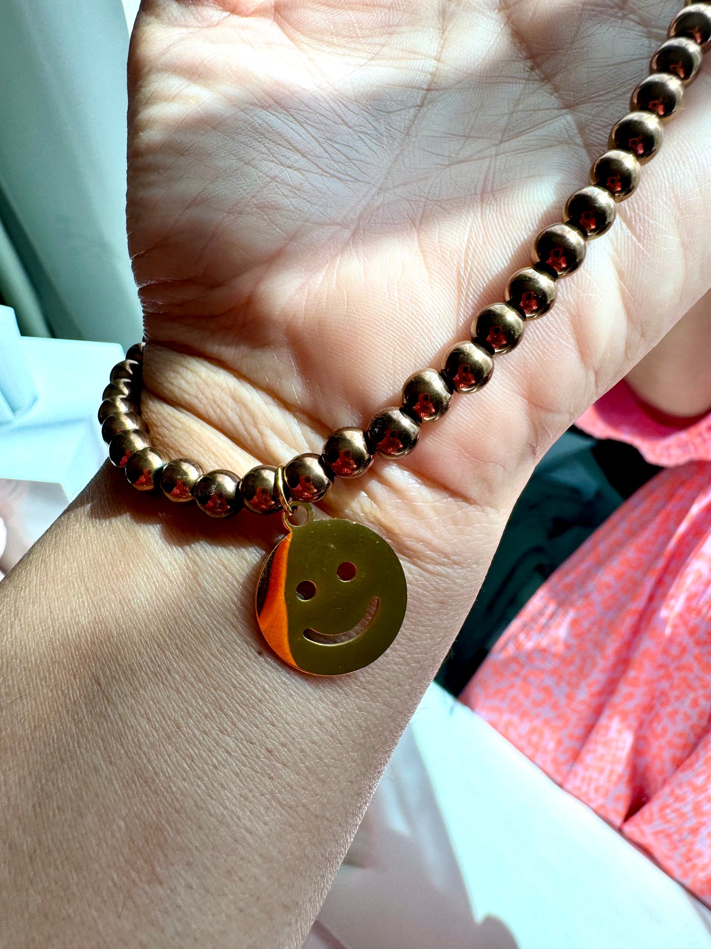 Smiley Charm Necklace