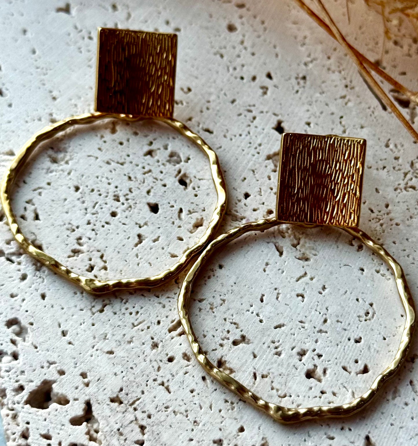 Radiant Circle Earrings