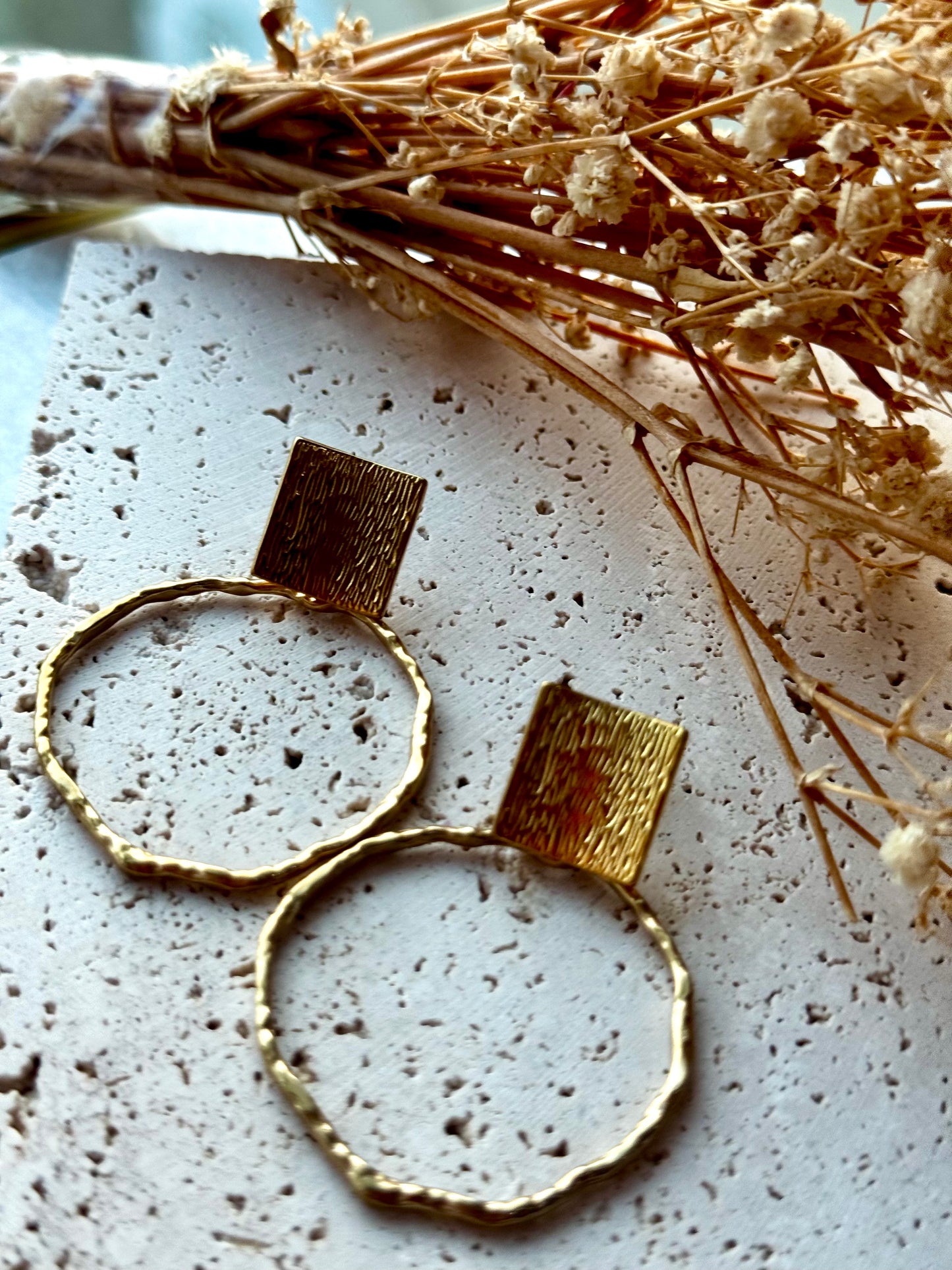 Radiant Circle Earrings
