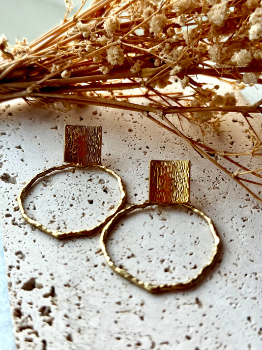 Radiant Circle Earrings