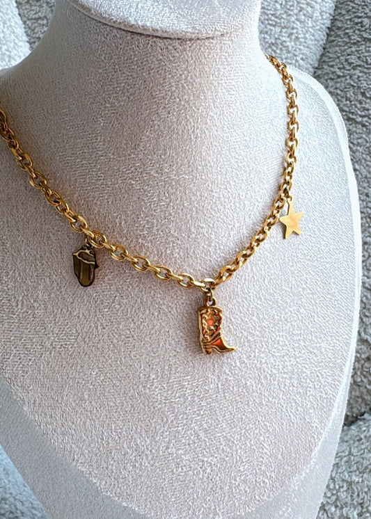 Golden Charm  Necklace
