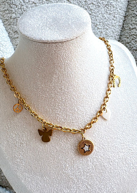 Golden Charm Necklace